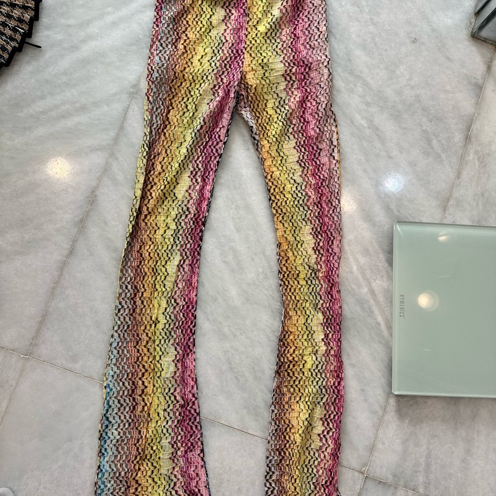 Missoni Multicolor Zigzag Pants - image 1